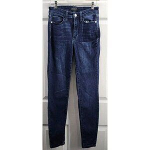 Judy Blue Jeans Women's 3/26 Blue Skinny Fit Dark Wash Denim Cotton Poly